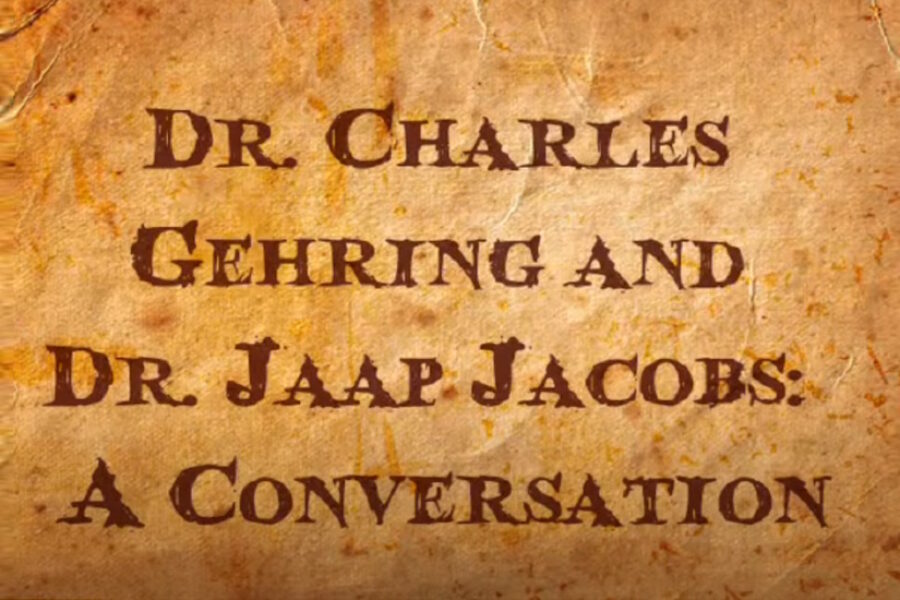 Dr. Charles Gehring and Dr. Jaap Jacobs in Conversation